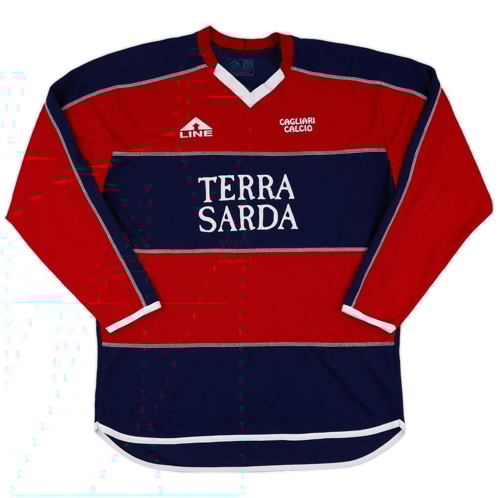 2002-04 Cagliari A-Line Training L/S Shirt - 8/10 - (XL)