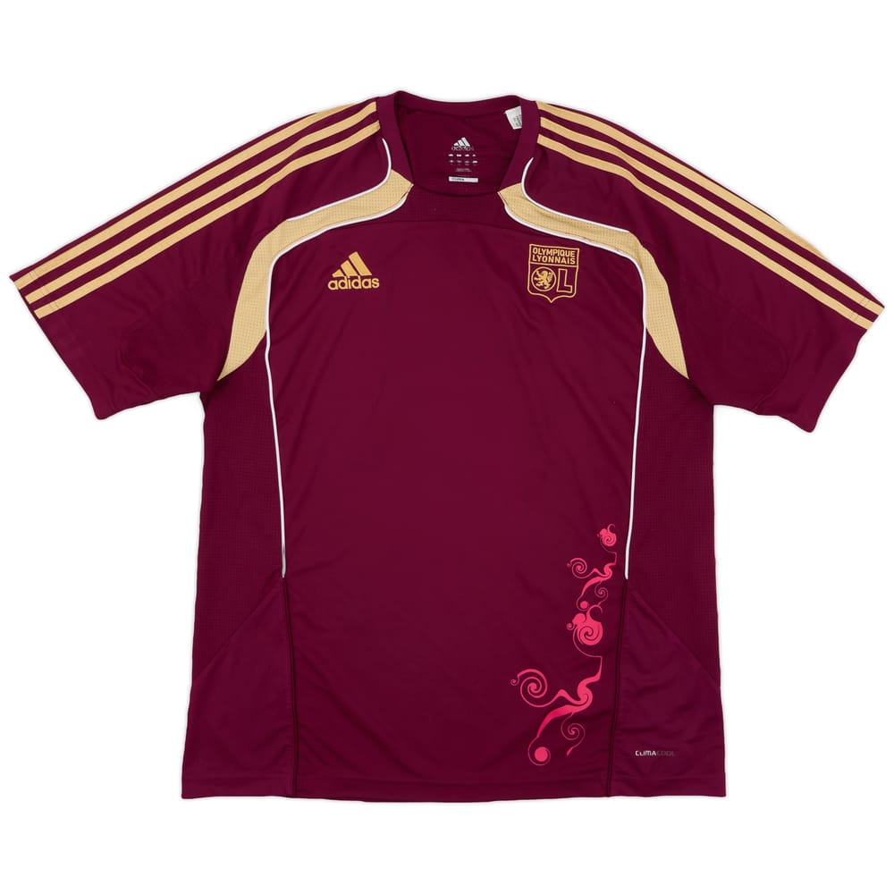 2010-11 Lyon adidas Training Shirt - 8/10 - (L)