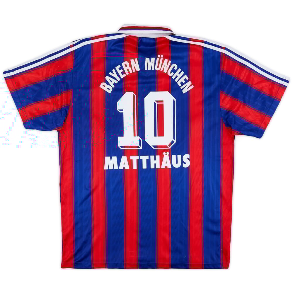 1995-97 Bayern Munich Home Shirt Matthaus #10 - 5/10 - (L)