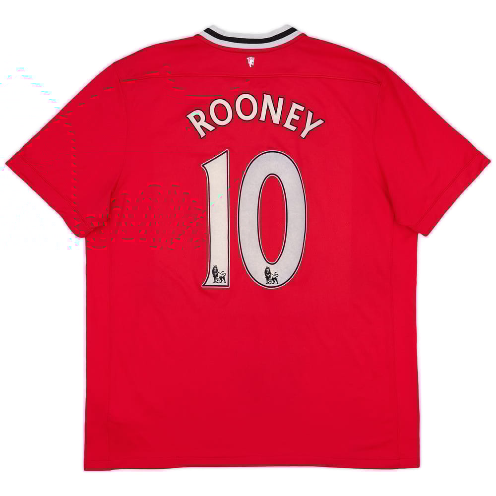 2011-12 Manchester United Home Shirt Rooney #10 - 7/10 - (XXL)