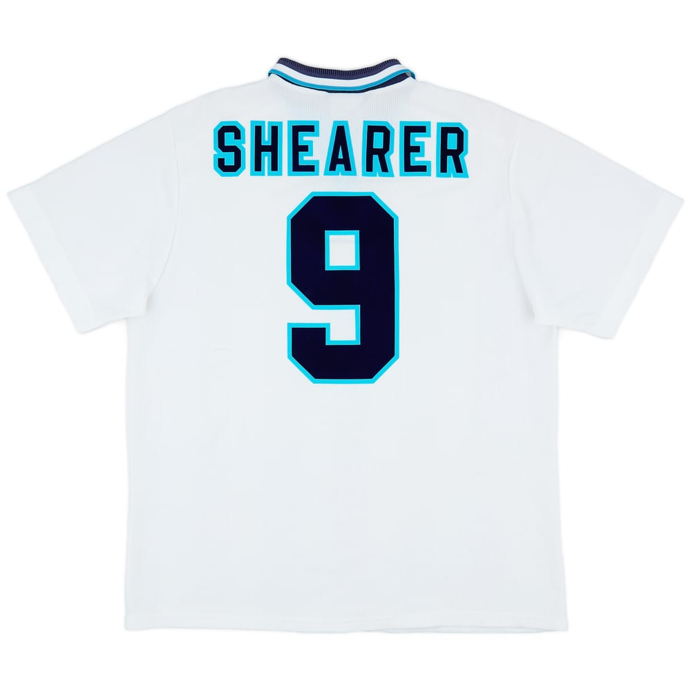 1995-97 England Home Shirt Shearer #9 - 6/10 - (XL)