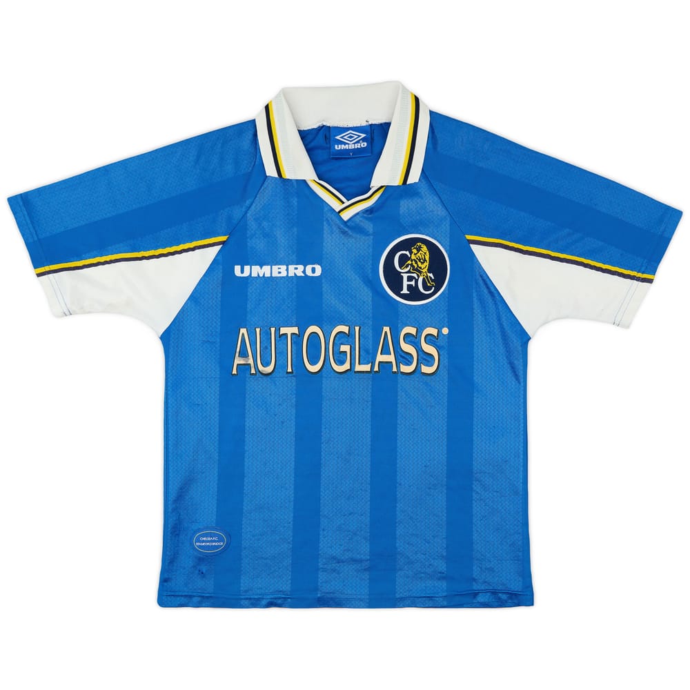 1997-99 Chelsea Home Shirt - 4/10 - (Y)