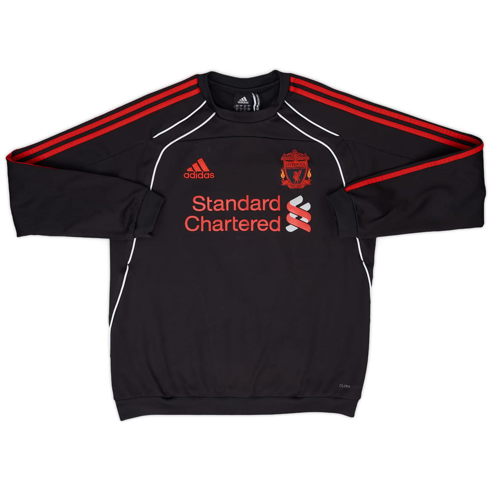 2010-11 Liverpool adidas Sweat Top - 8/10 - (S)