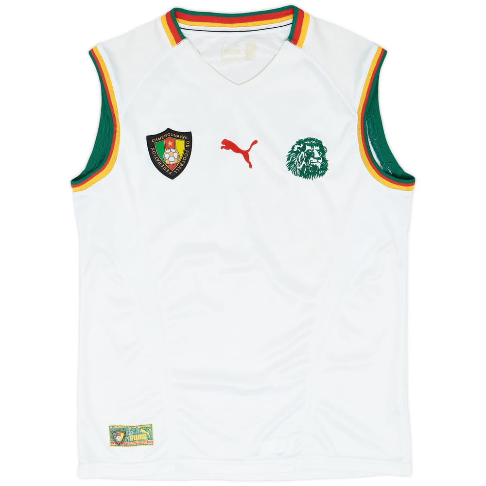 2002 Cameroon Away Vest Shirt - 8/10 - (M)