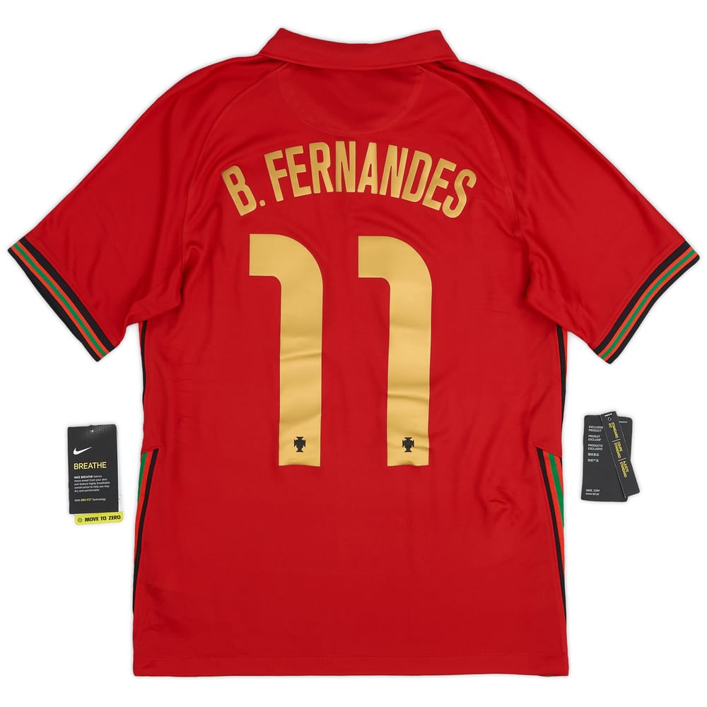 2020-21 Portugal Home Shirt B.Fernandes #11 (S)