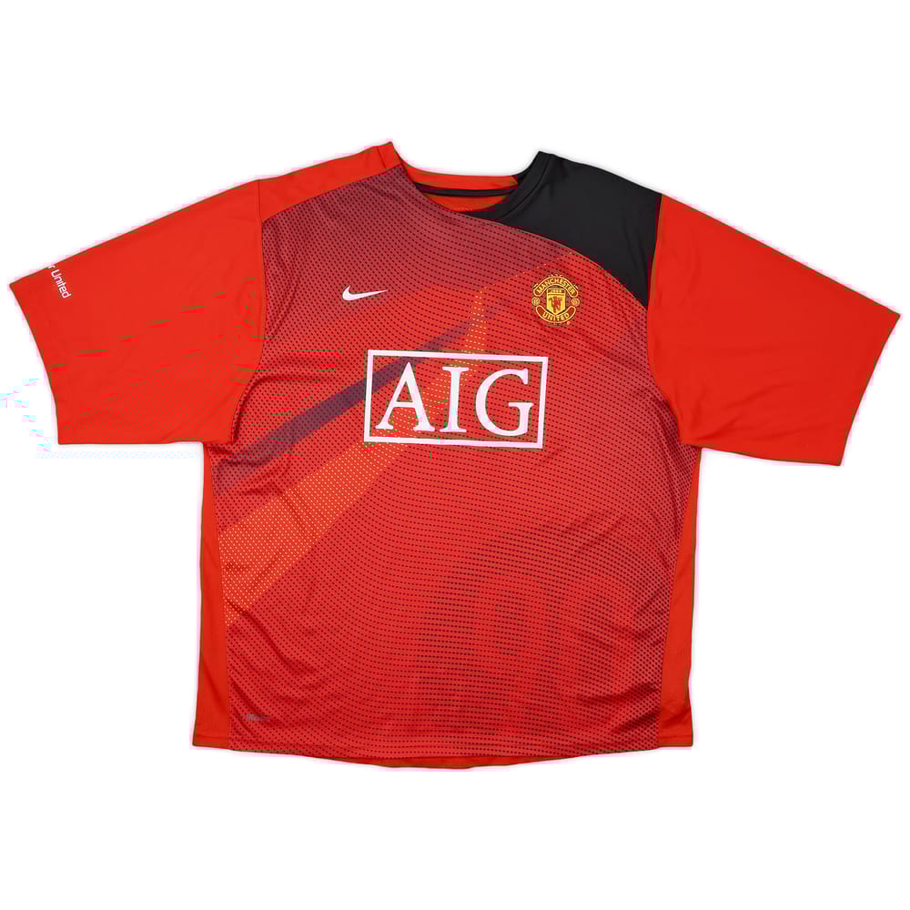 2008-09 Manchester United Nike Training Shirt - 9/10 - (XXL)
