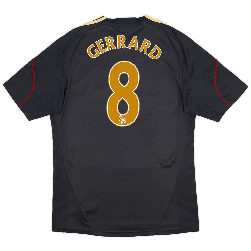 2009-10 Liverpool Away Shirt Gerrard #8 - 4/10 - (M)