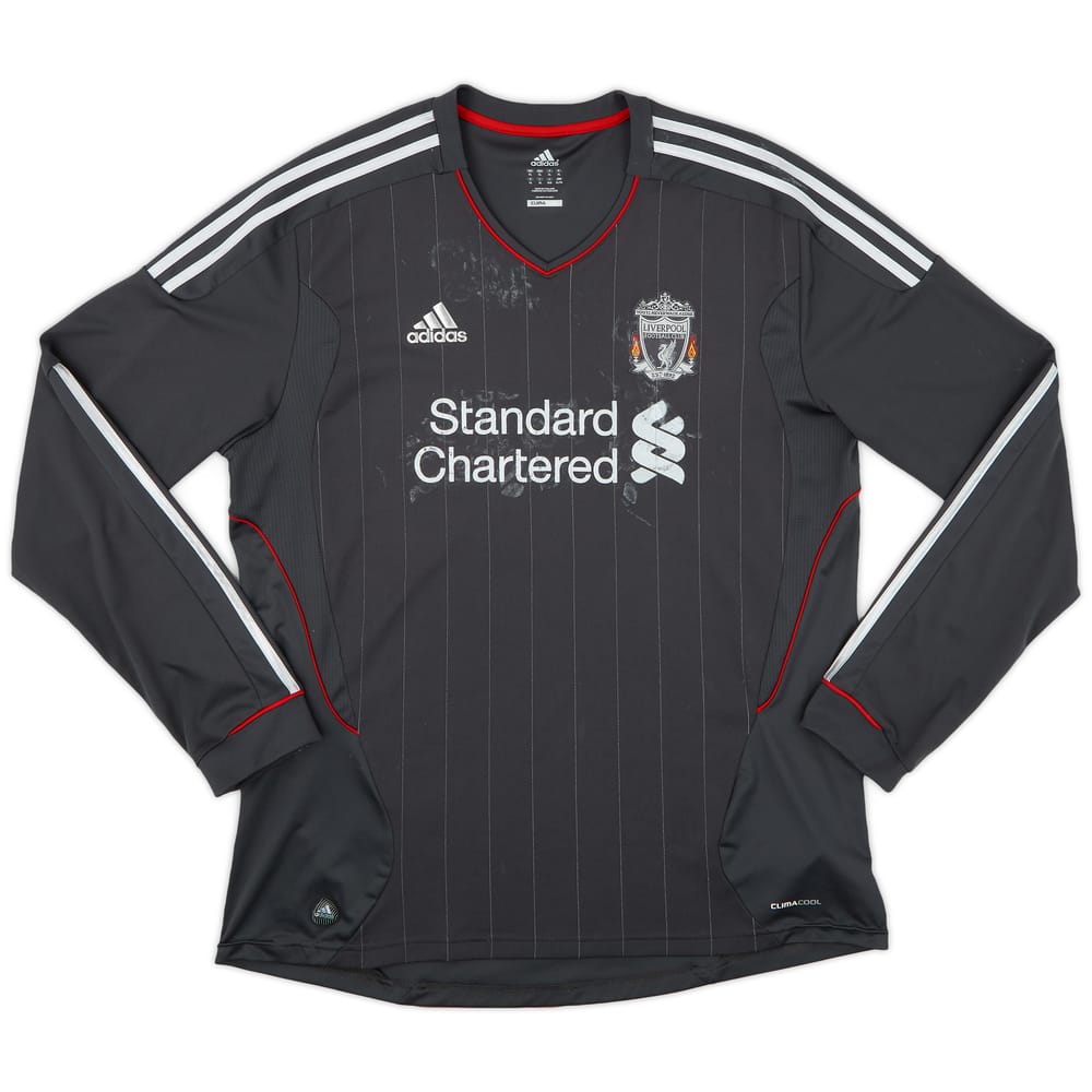 2011-12 Liverpool Away L/S Shirt - 4/10 - (XL)