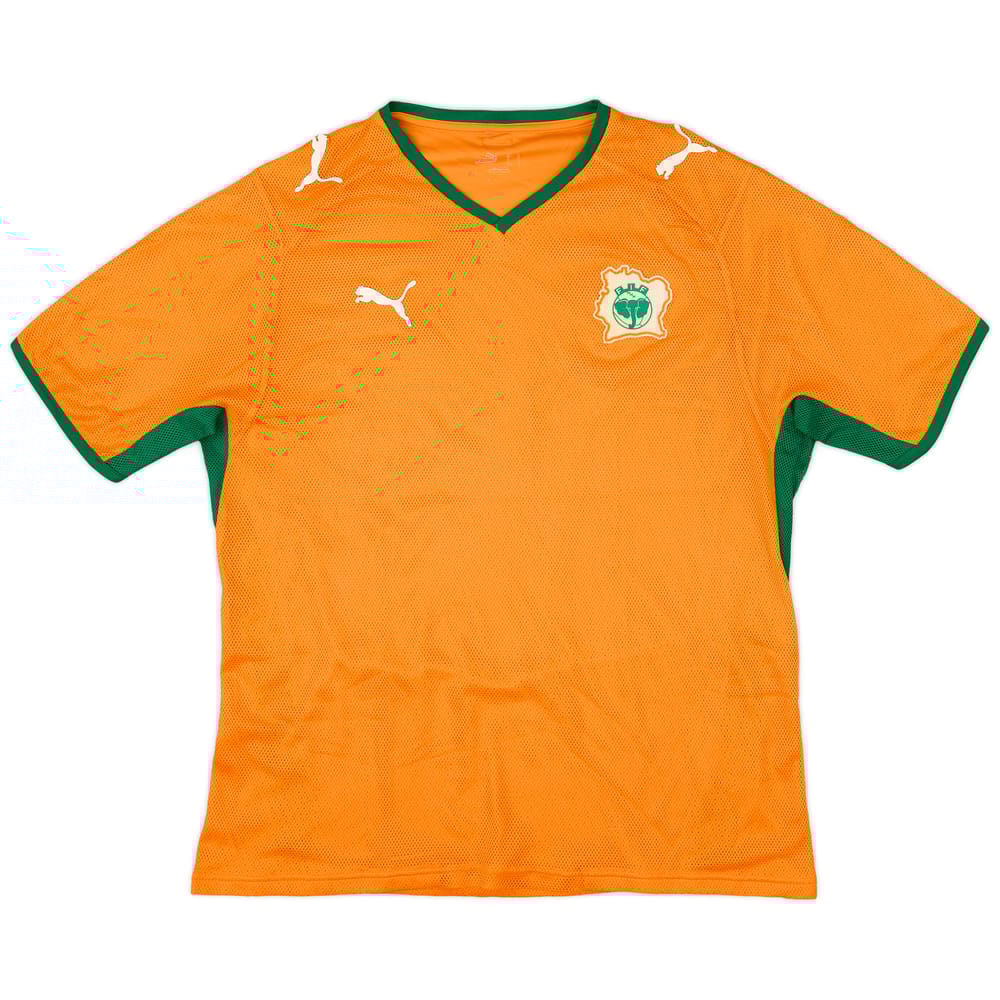 2008-10 Ivory Coast Player Issue Home Shirt - 8/10 - (L)