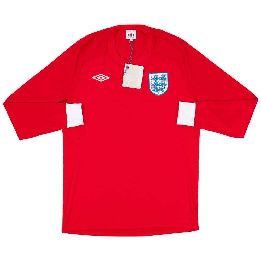 2010-11 England Away L/S Shirt (M)