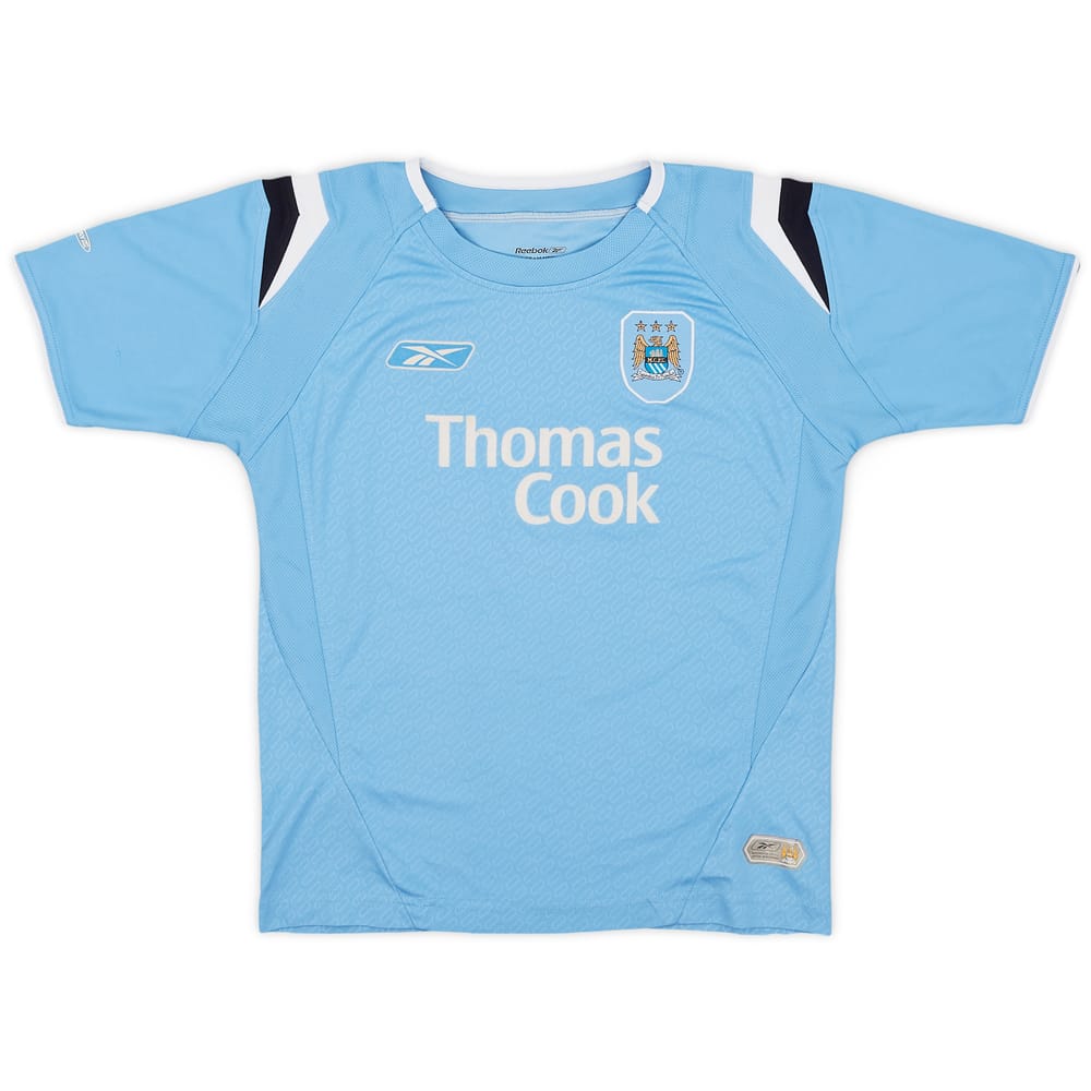 2004-05 Manchester City Home Shirt - 8/10 - (M.Boys)