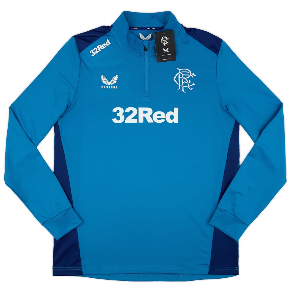 2023-24 Rangers Castore 1/4 Zip Training Top