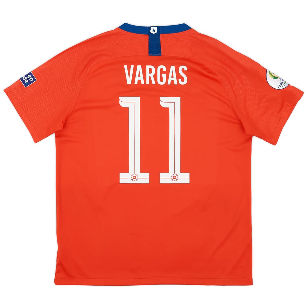 2018-19 Chile Copa America Home Shirt Vargas #11 - 8/10 - (XL)