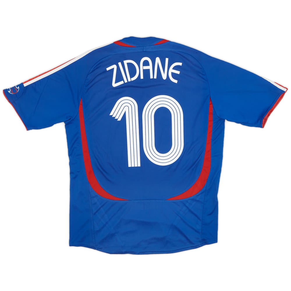 2006-07 France Home Shirt Zidane #10 - 5/10 - (XL)