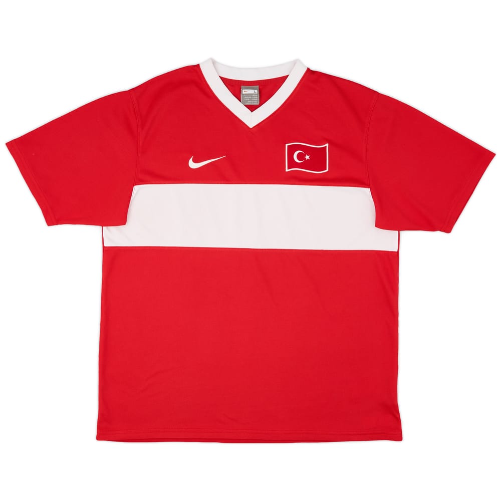 2008-10 Turkey Basic Home Shirt - 9/10 - (L)