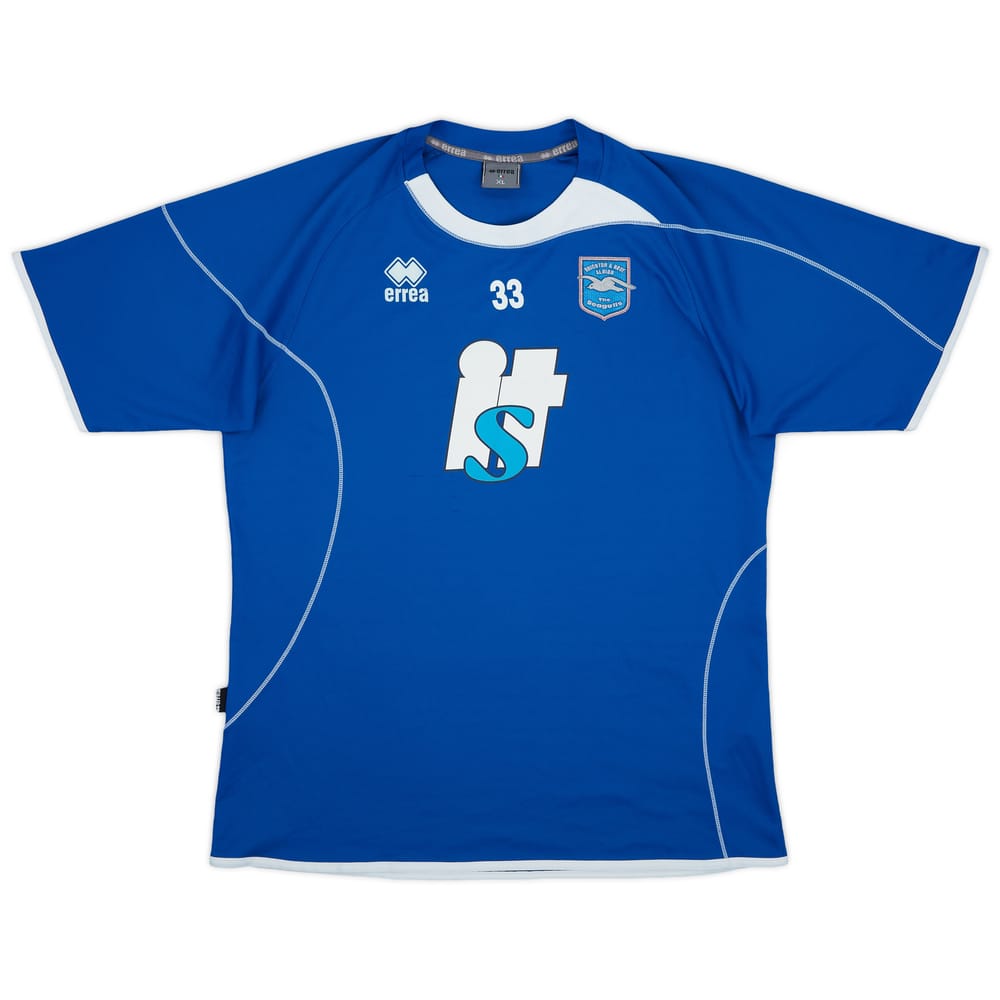 2008-09 Brighton Errea Player Issue Training Shirt #33 - 6/10 - (XL)