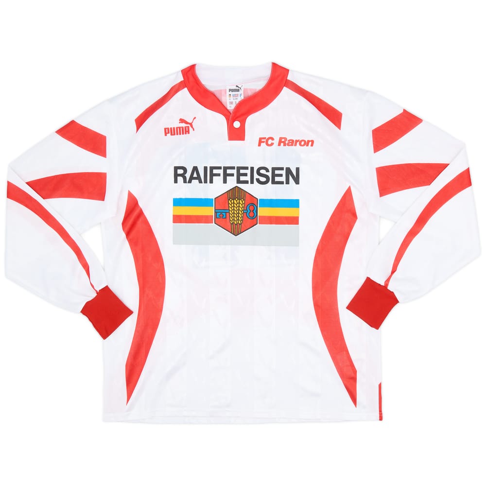 1990s FC Raron Home L/S Shirt #17 - 9/10 - (XL)