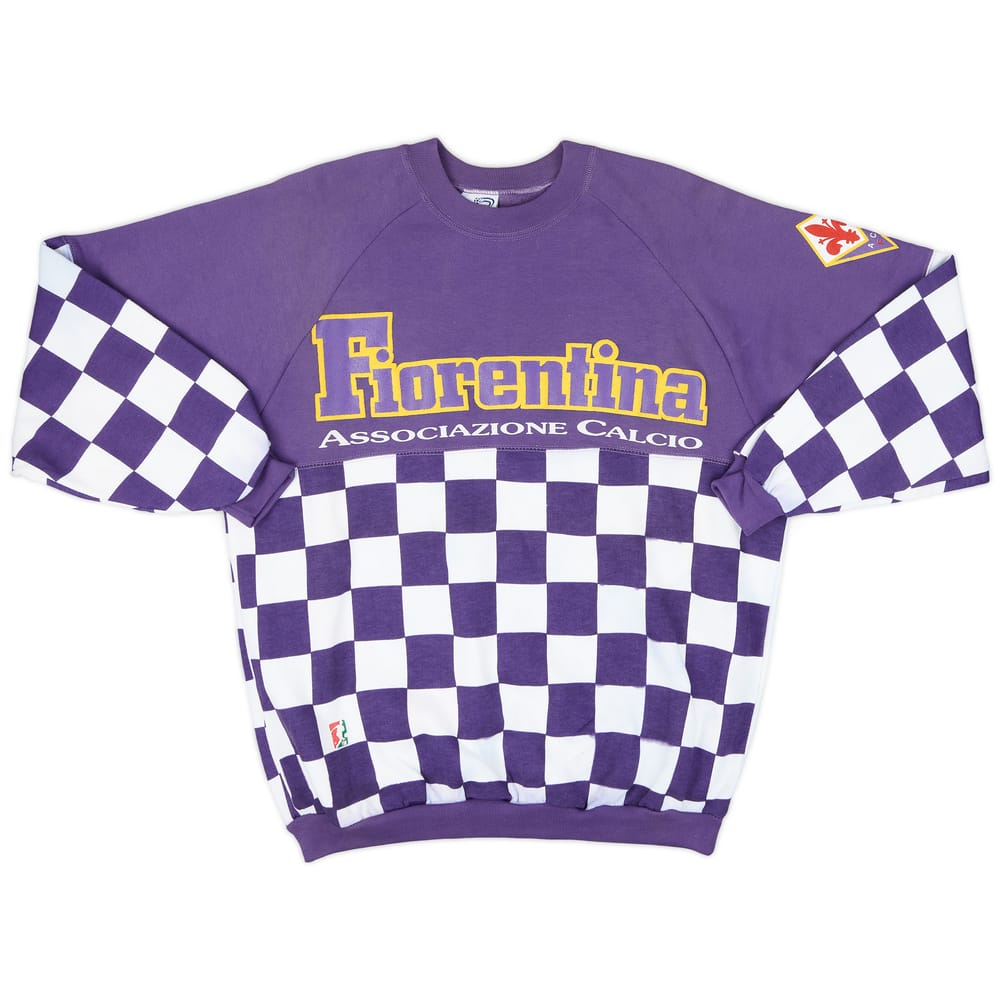 1990-91 Fiorentina Le Felpe Dei Grandi Club Sweat Top - 6/10 - (L)