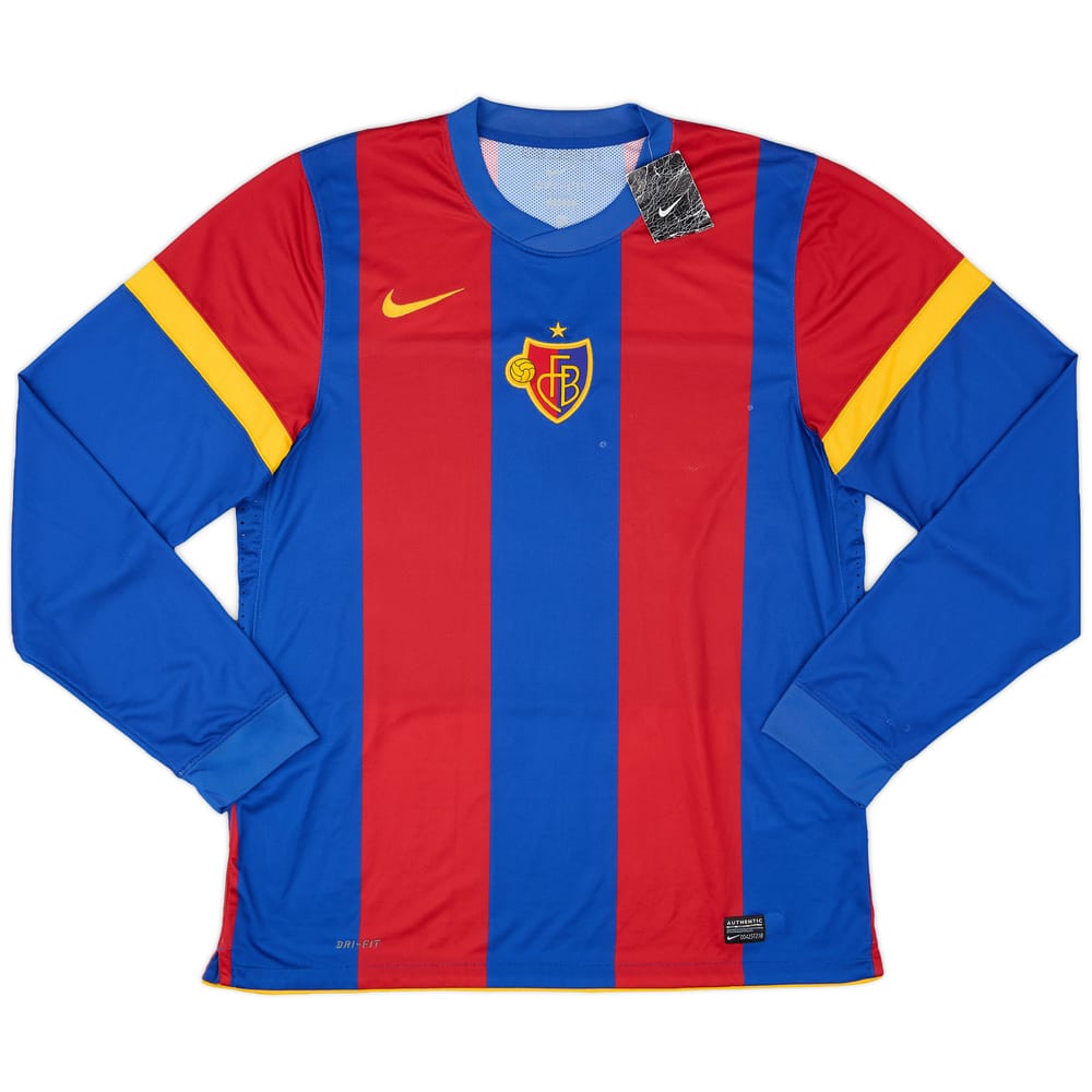 2011-12 FC Basel Authentic Home L/S Shirt (XL)