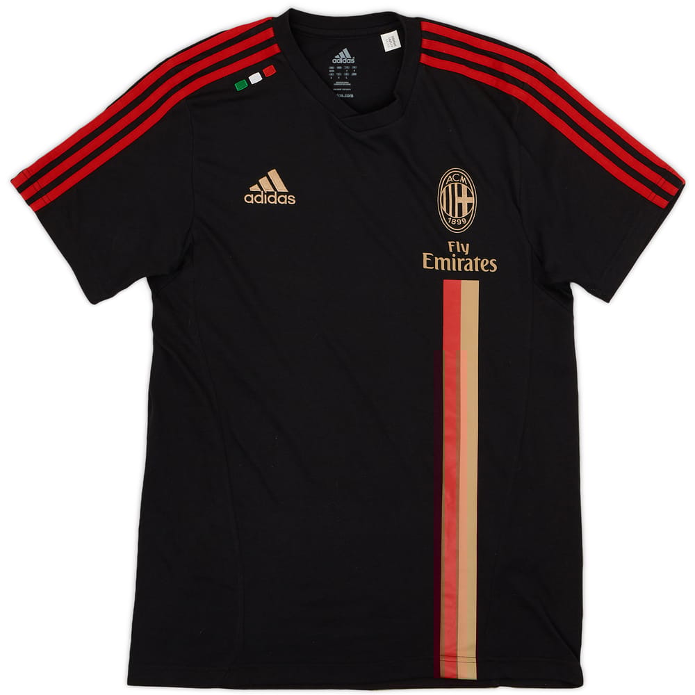2011-12 AC Milan adidas Cotton Tee - 8/10 - (M)
