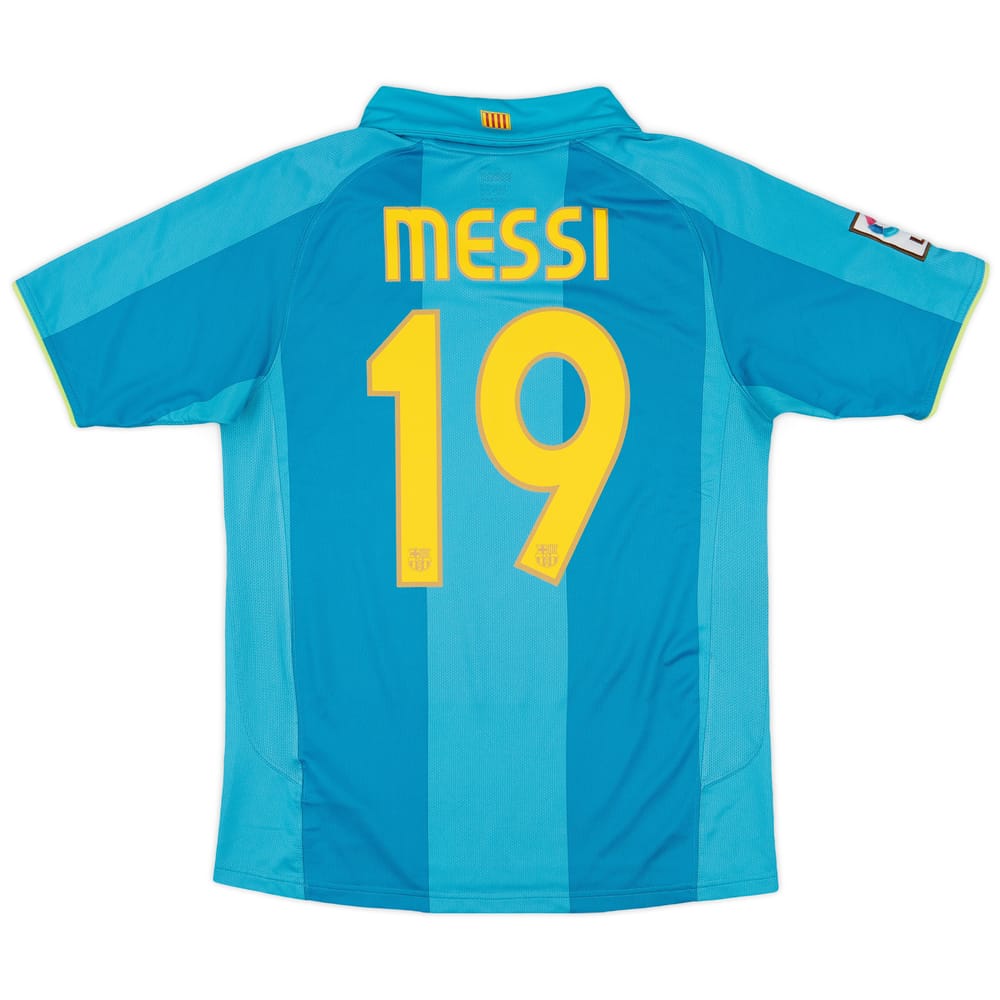 2007-09 Barcelona Away Shirt Messi #19 - 5/10 - (S)