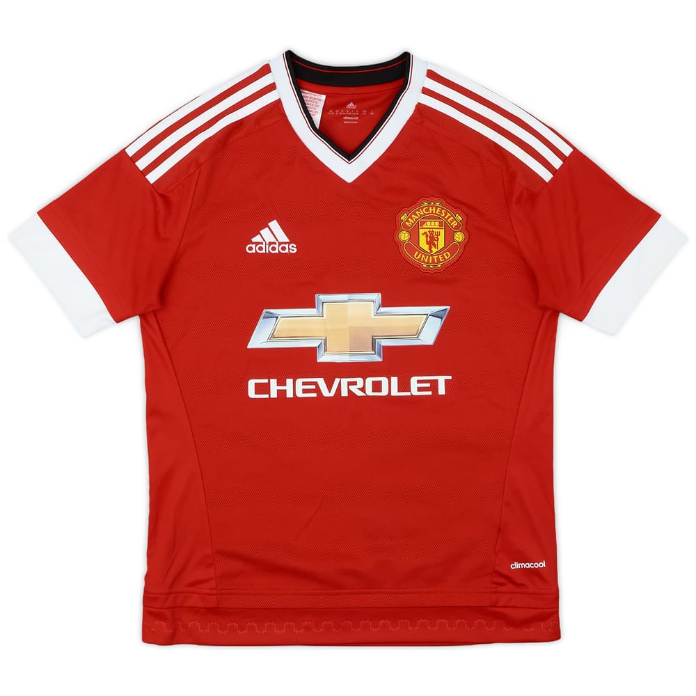 2015-16 Manchester United Home Shirt - 8/10 - (L.Boys)