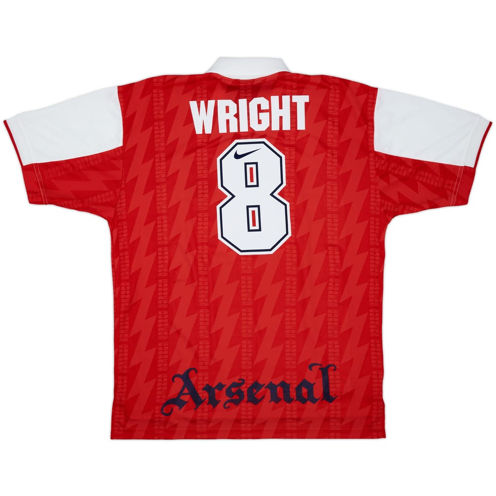 1994-96 Arsenal Home Shirt Wright #8 - 9/10 - (XL)
