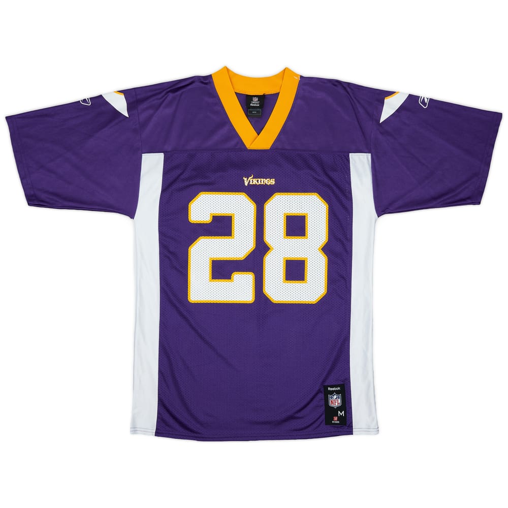 2008-11 Minnesota Vikings Peterson #28 Reebok Replica Home Jersey - 8/10 - (M)