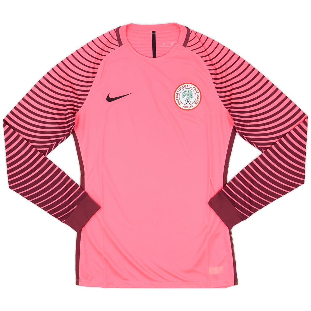 2016-18 Nigeria Authentic GK Shirt - 7/10 - (M)