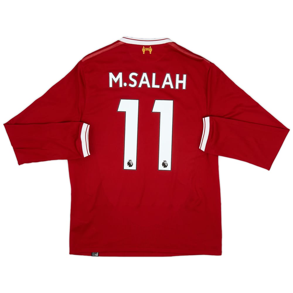 2017-18 Liverpool 125 Years Home L/S Shirt Salah #11 - 8/10 - (M)