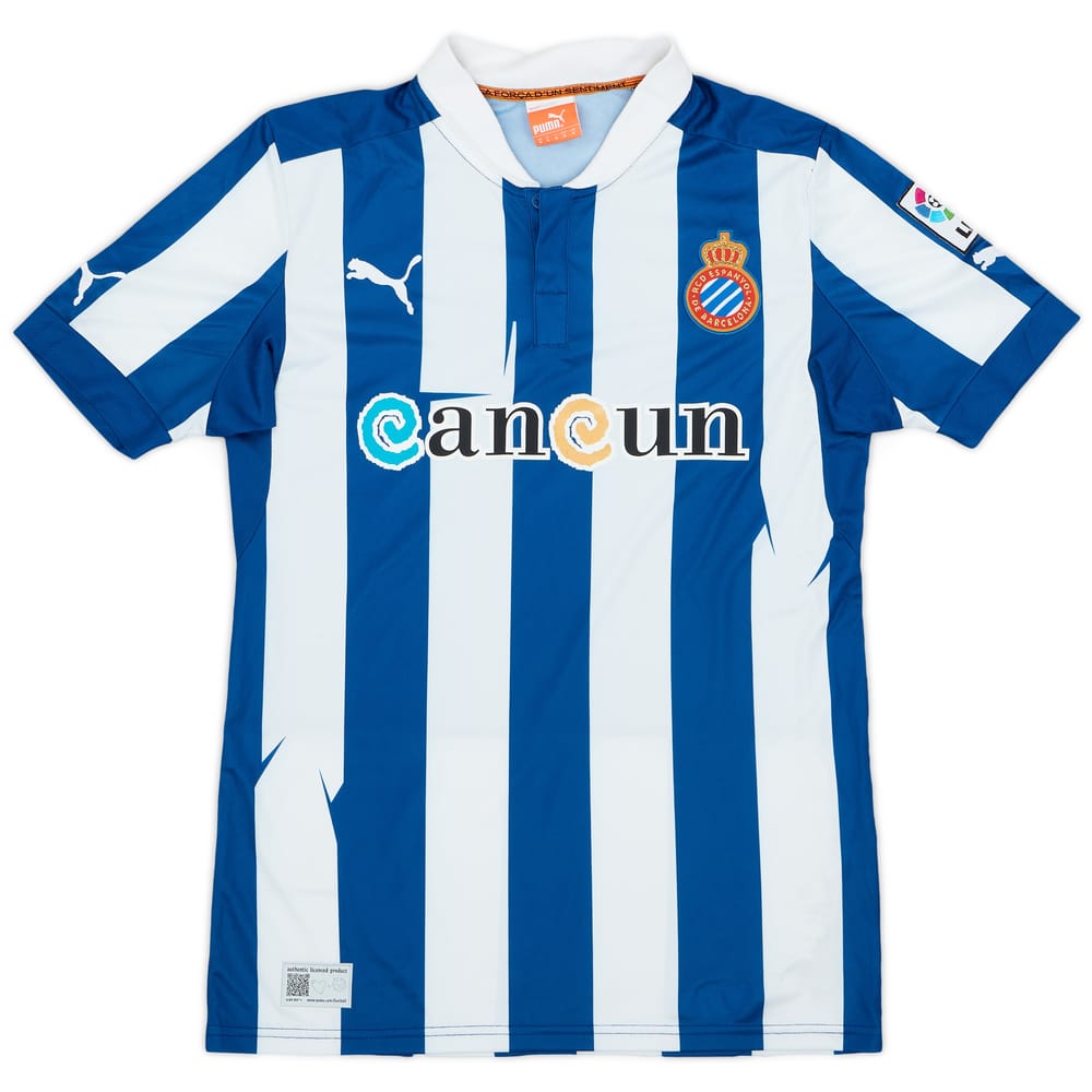 2012-13 Espanyol Home Shirt - 9/10 - (M)