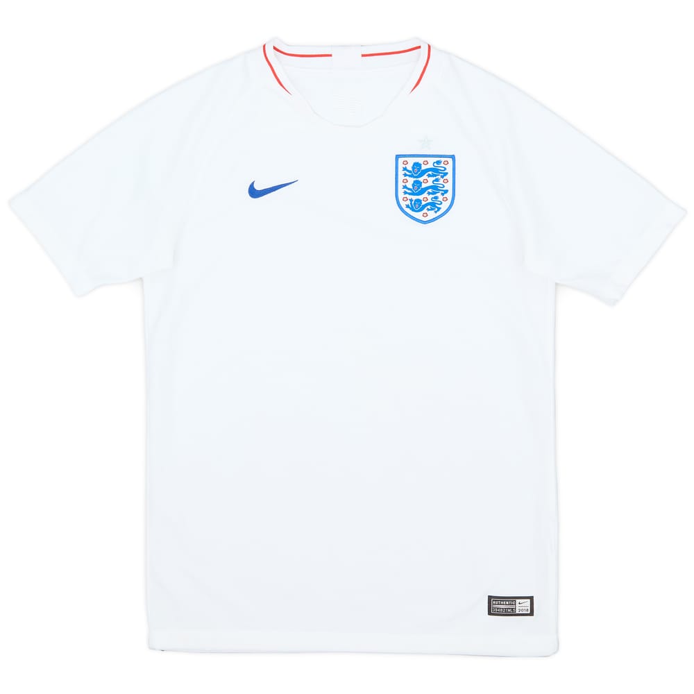 2018-19 England Home Shirt - 8/10 - (L.Boys)
