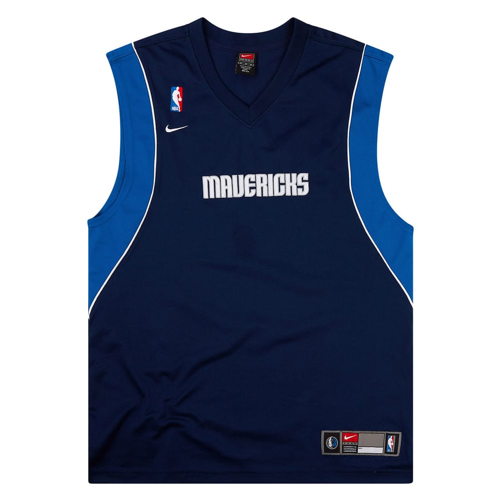 2000-04 Dallas Mavericks Nike Training Jersey M