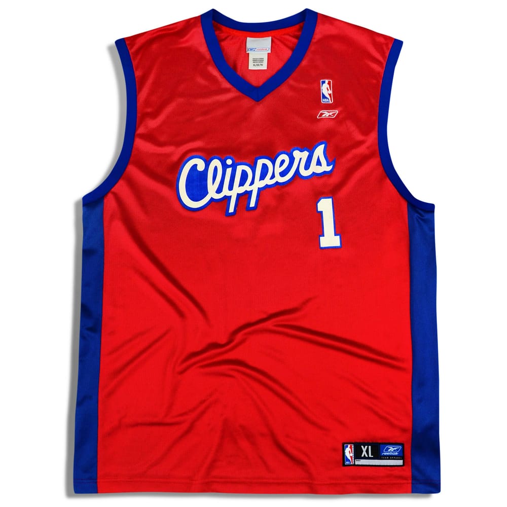 2004-06 LA Clippers #1 Reebok Jersey (Away) XL