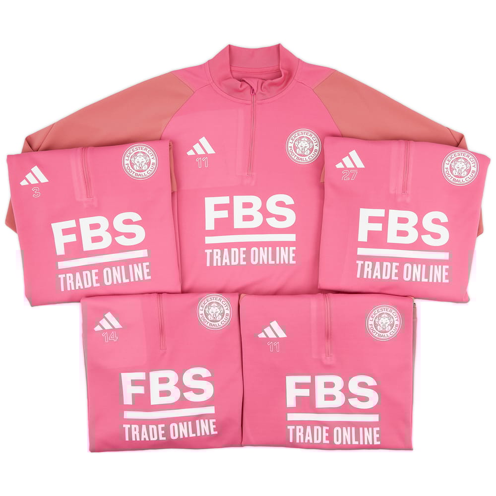 2023-24 Leicester Player Issue 1/4 Zip Training Top - 9/10