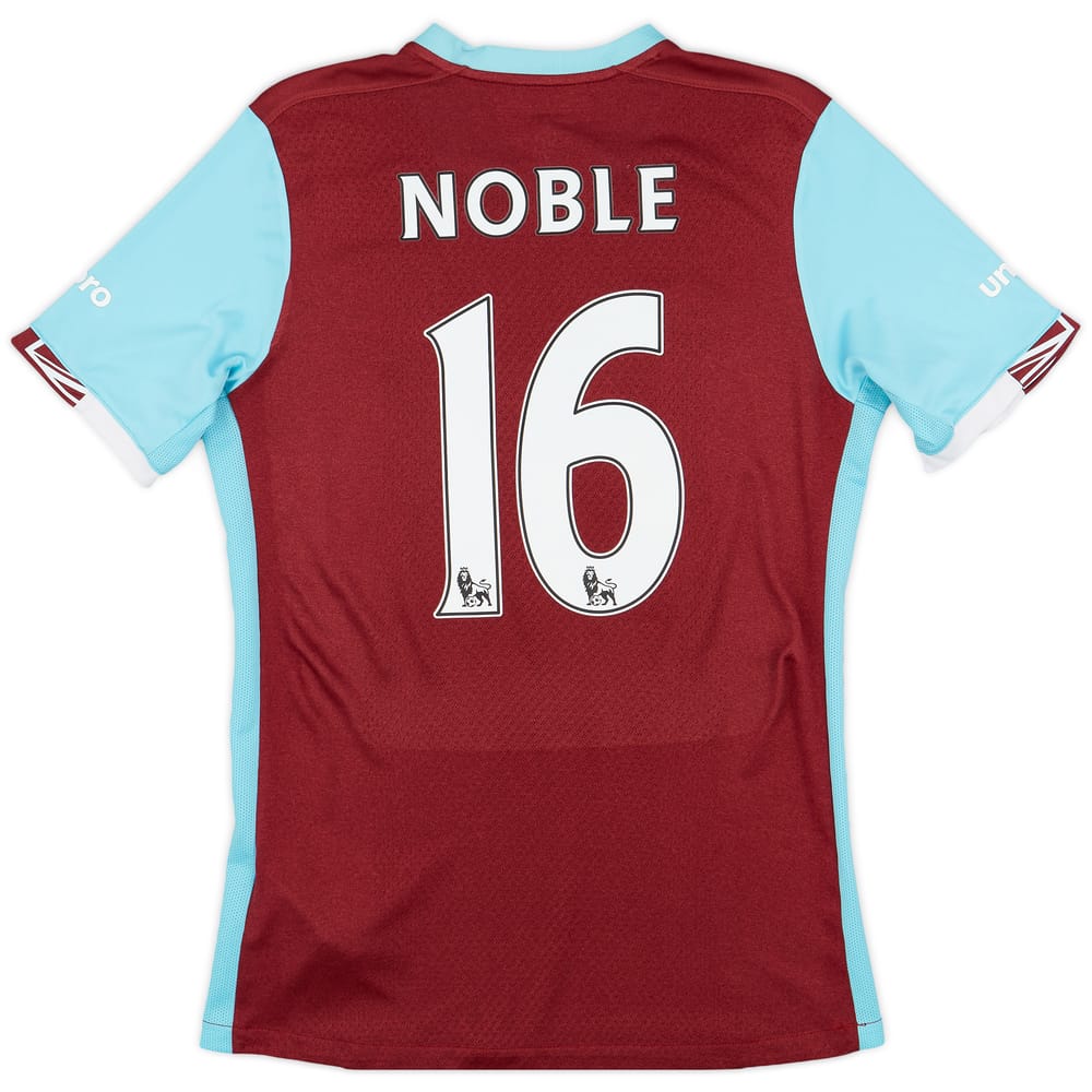 2016-17 West Ham Home Shirt Noble #16 - 6/10 - (S)