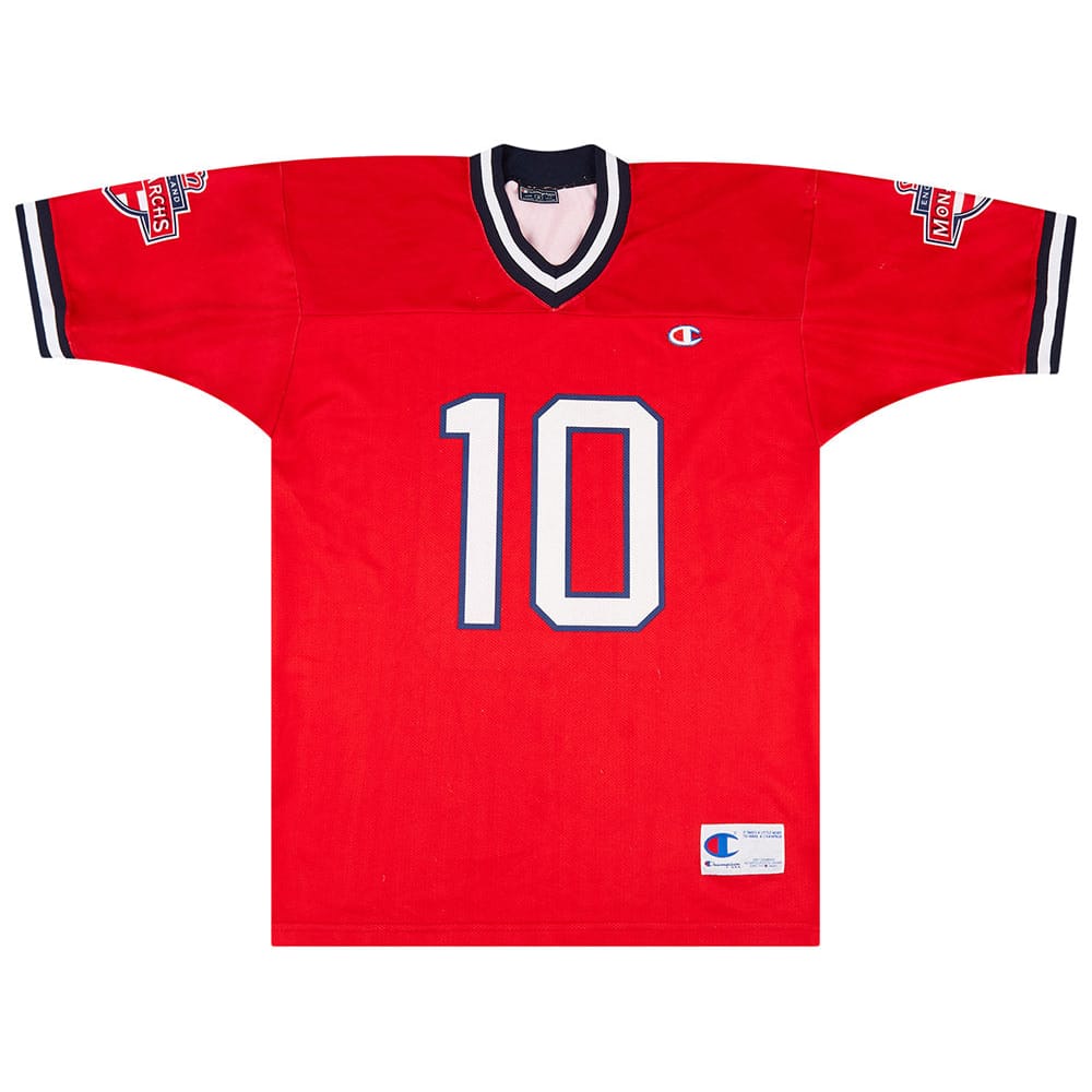 1998 England Monarchs Allen #10 Champion Jersey (Home) XL