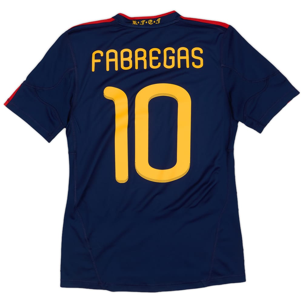 2010-11 Spain Away Shirt Fabregas #10 - 7/10 - (S)