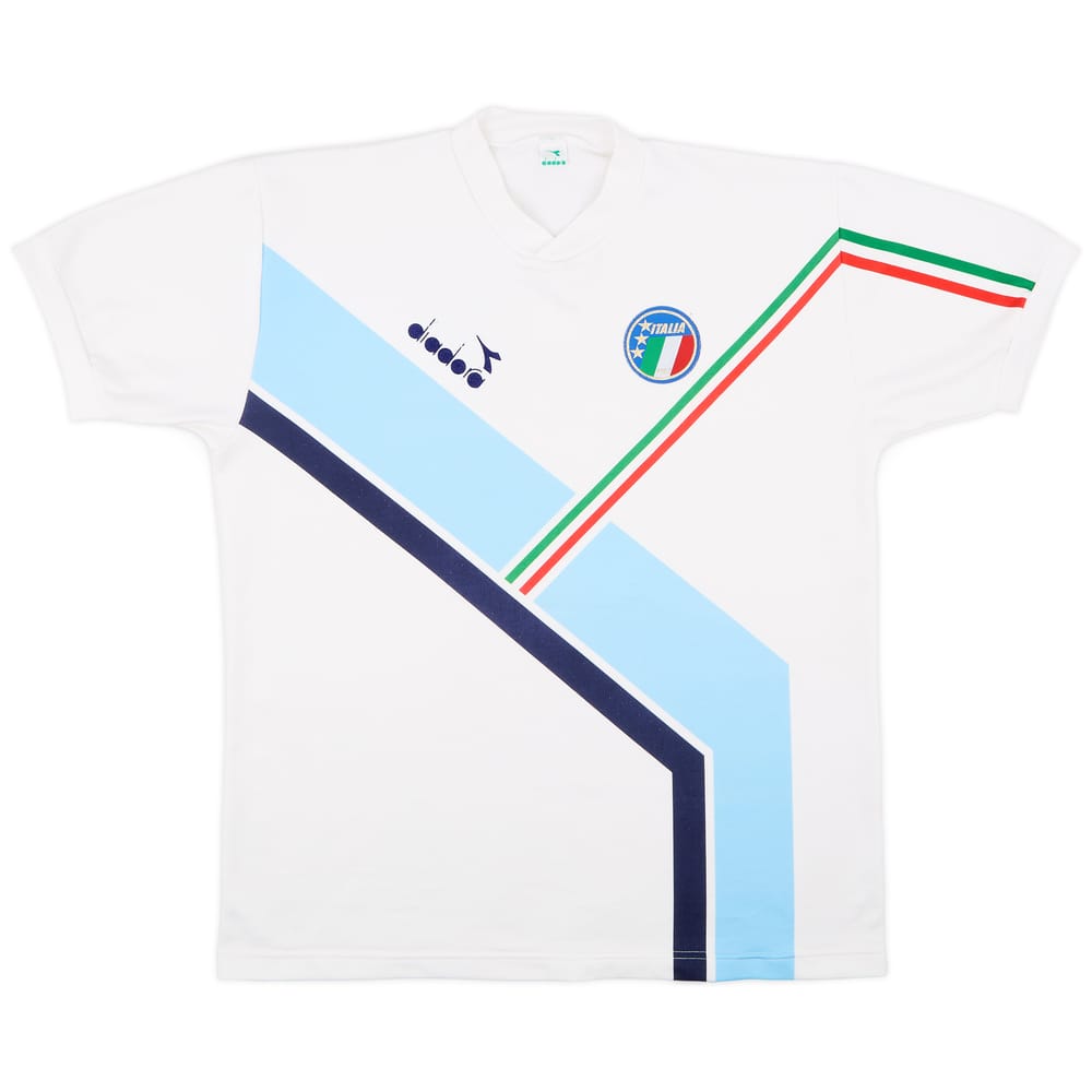 1986-90 Italy Diadora Training L/S Shirt - 6/10 - (XL)