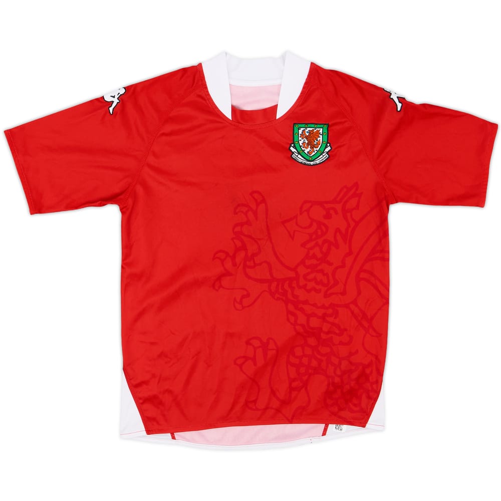 2007-08 Wales Home Shirt - 8/10 - (L.Boys)