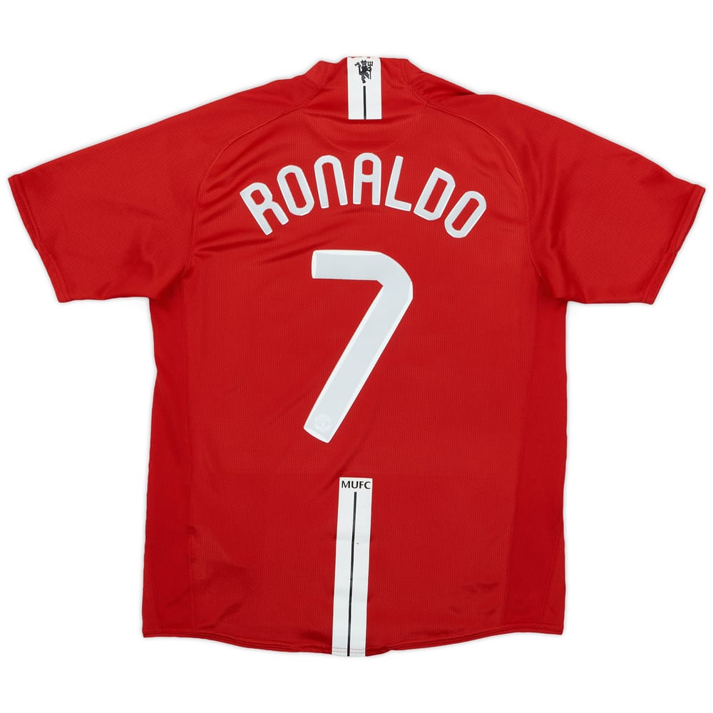 2007-09 Manchester United Home Shirt Ronaldo #7 - 7/10 - (M)