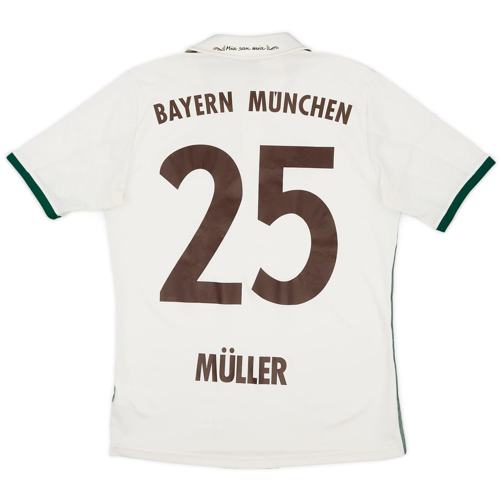 2013-14 Bayern Munich Away Shirt Muller #25 - 8/10 - (XL.Boys)