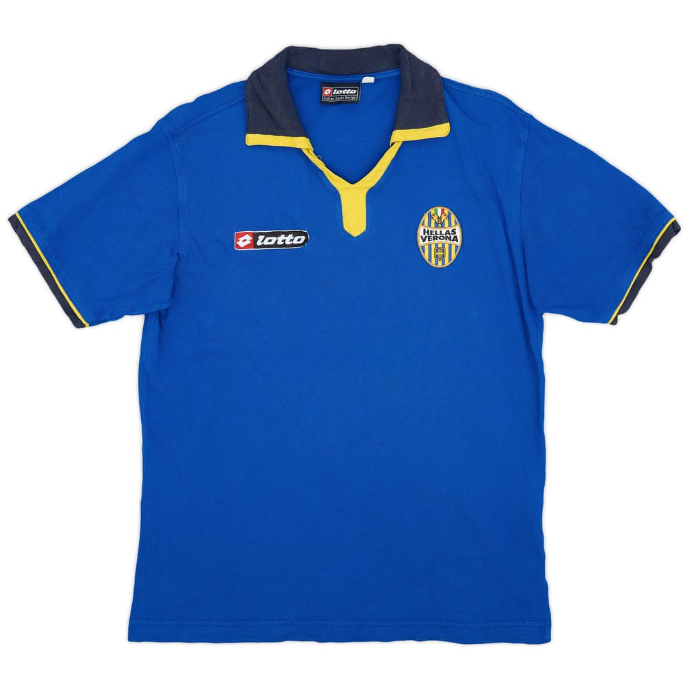 2000-01 Hellas Verona Lotto Polo Shirt - 9/10 - (L)