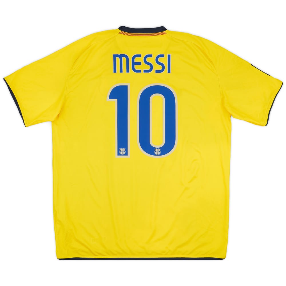 2008-10 Barcelona Away Shirt Messi #10 - 7/10 - (XL)