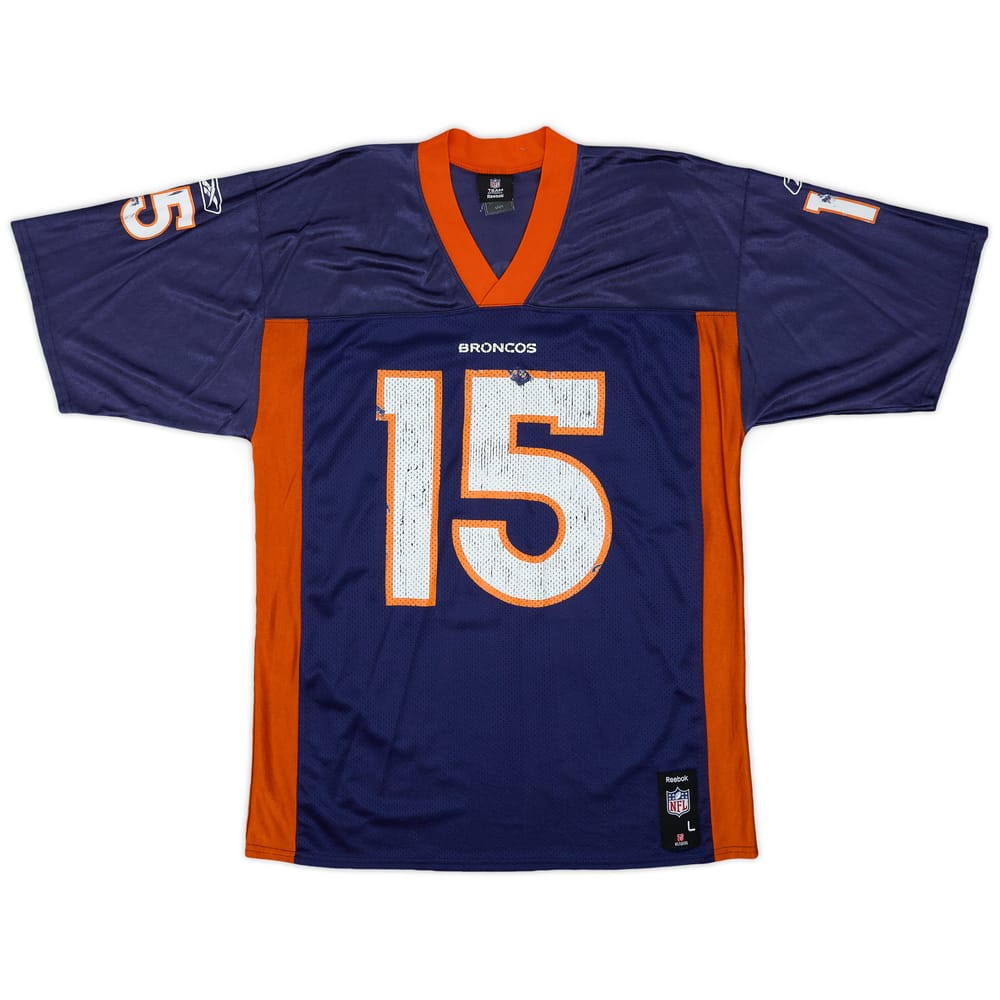 2010-11 Denver Broncos Tebow #15 Reebok Replica Home Jersey - 3/10 - (L)