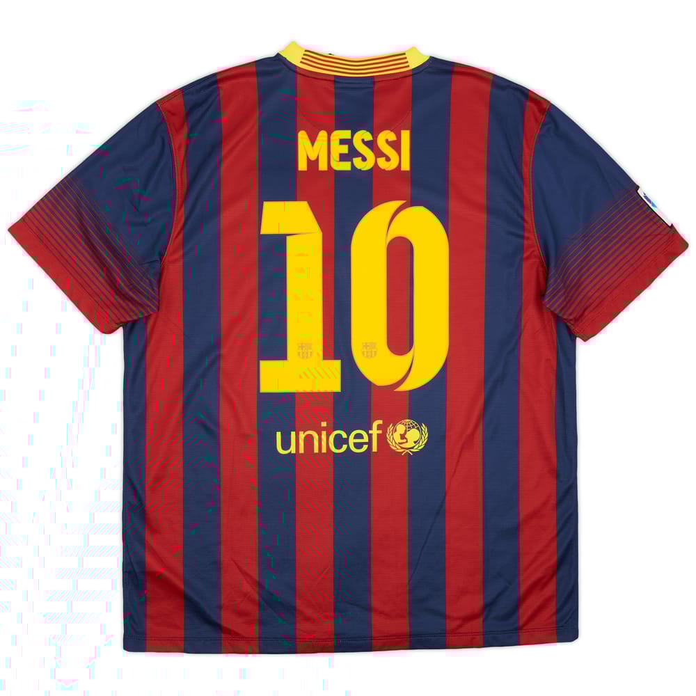 2013-14 Barcelona Home Shirt Messi #10