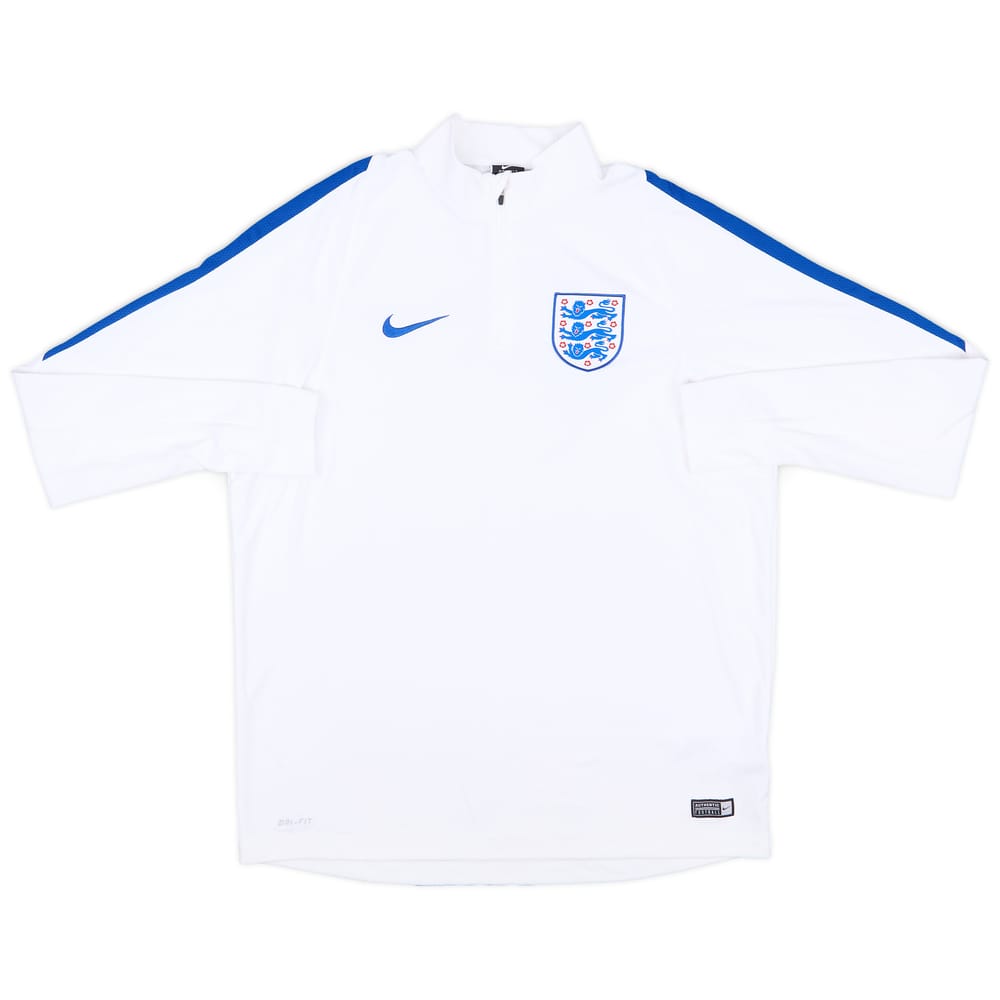 2016-17 England Nike 1/4 Zip Training Top - 8/10 - (XL)