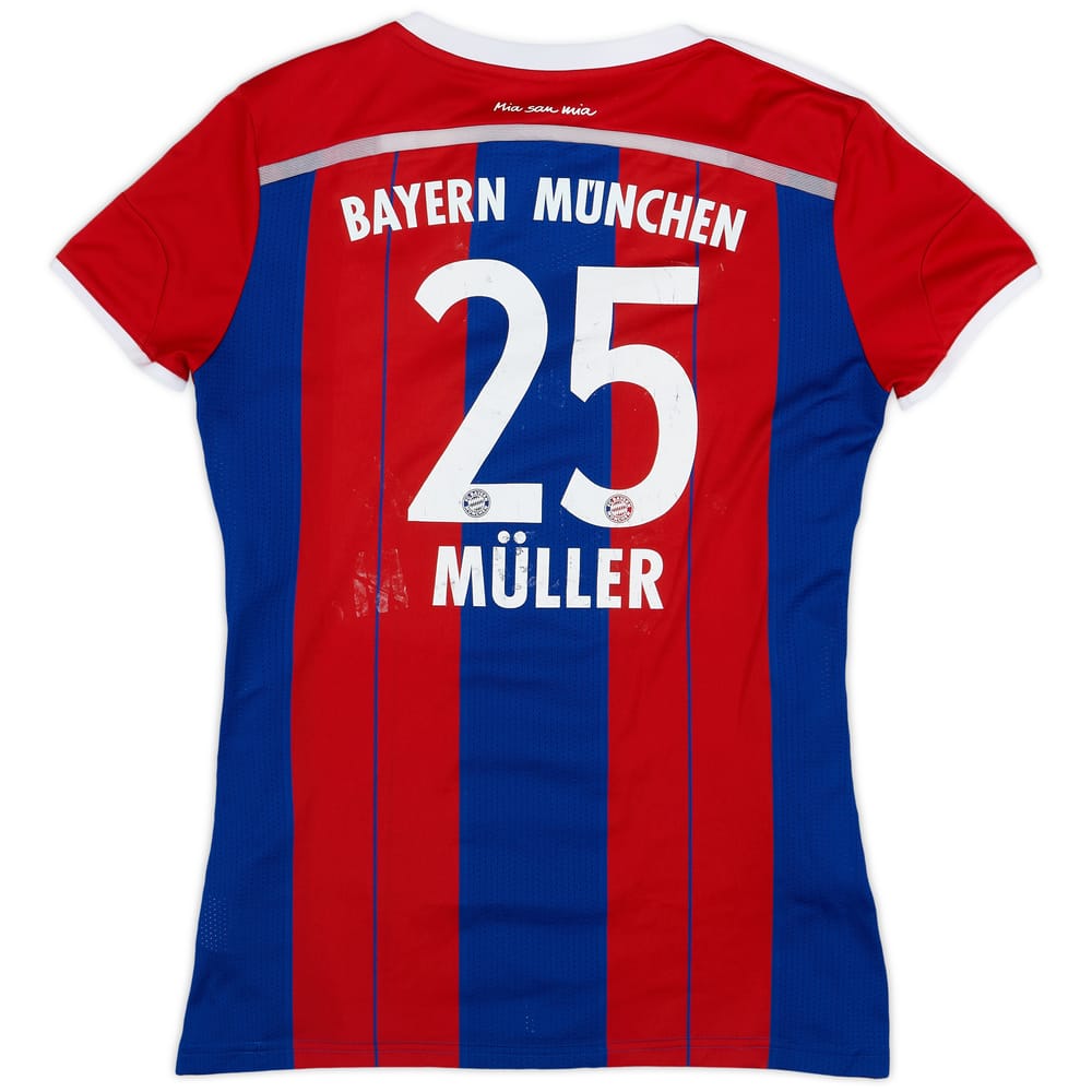 2014-15 Bayern Munich Home Shirt Muller #25 - 5/10 - (Women's L)