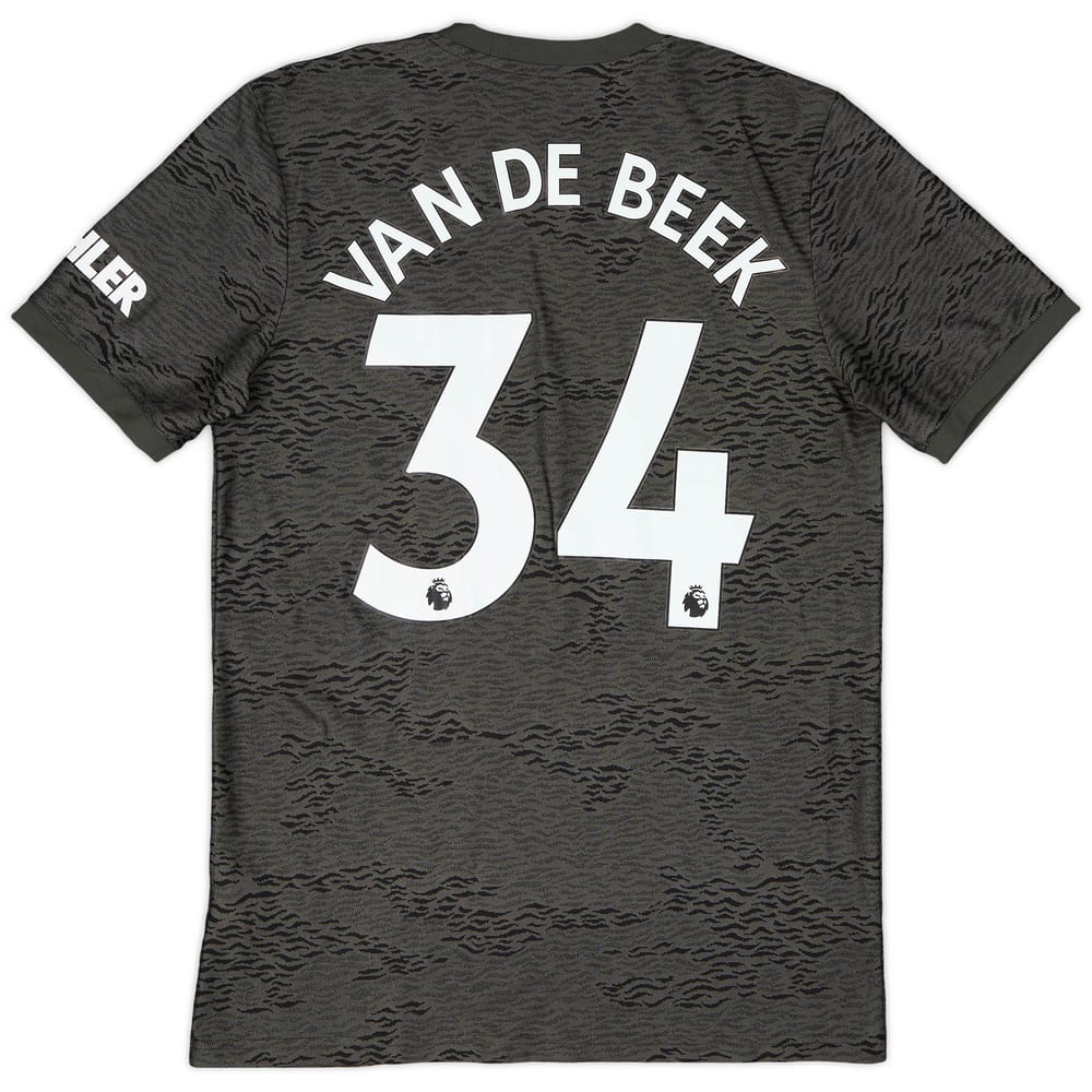 2020-21 Manchester United Away Shirt Van De Beek #34 - 9/10 - (M)