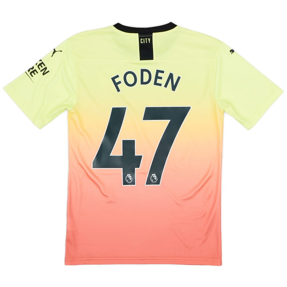 2019-20 Manchester City Third Shirt Foden #47 - 8/10 - (S)